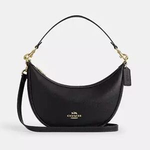 Coach Black Aria Shoulder Crossbody Shoulder Bag